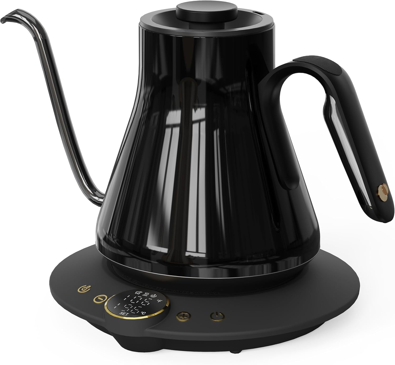 Coffee Tea Brew - Gooseneck Electric Kettle, ±1°F Precise Temperature