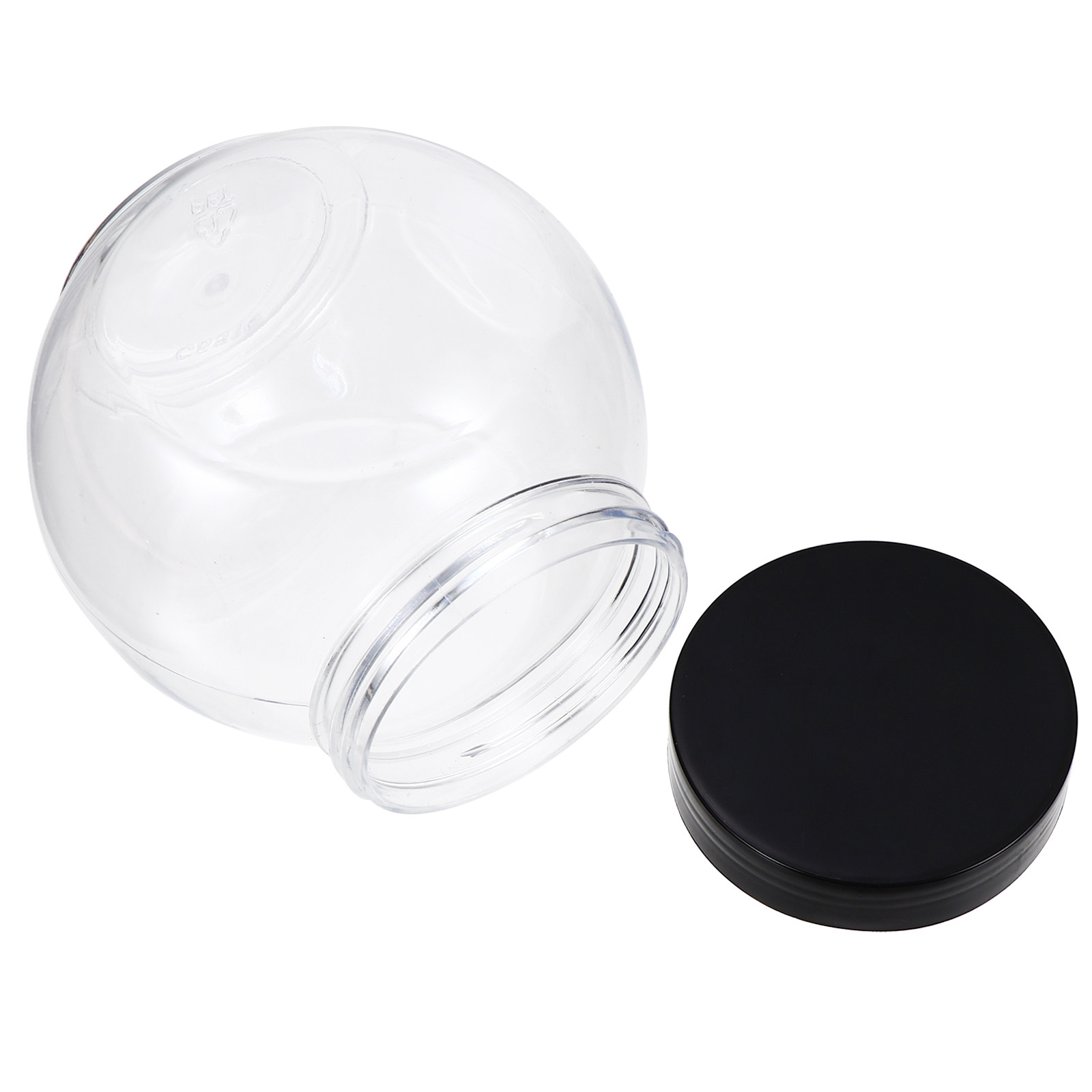 Coffee Tea And Sugar Canisters - 1Set Food Storage Cans Transparent 424ml