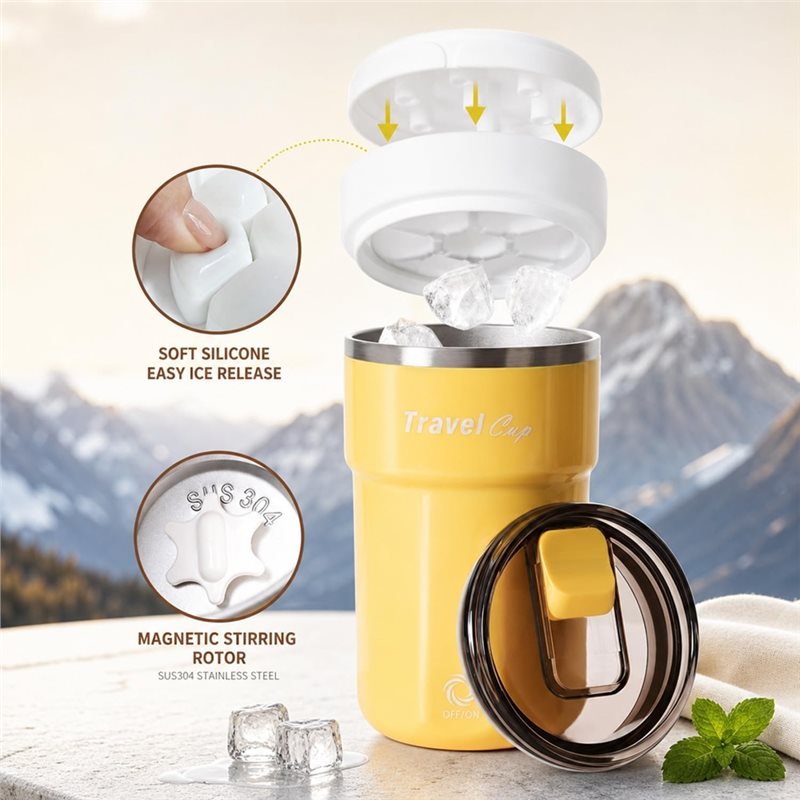 B23B Magnetic Coffee Mixing Cu - Coffee Tea Mix ulasan dan harga