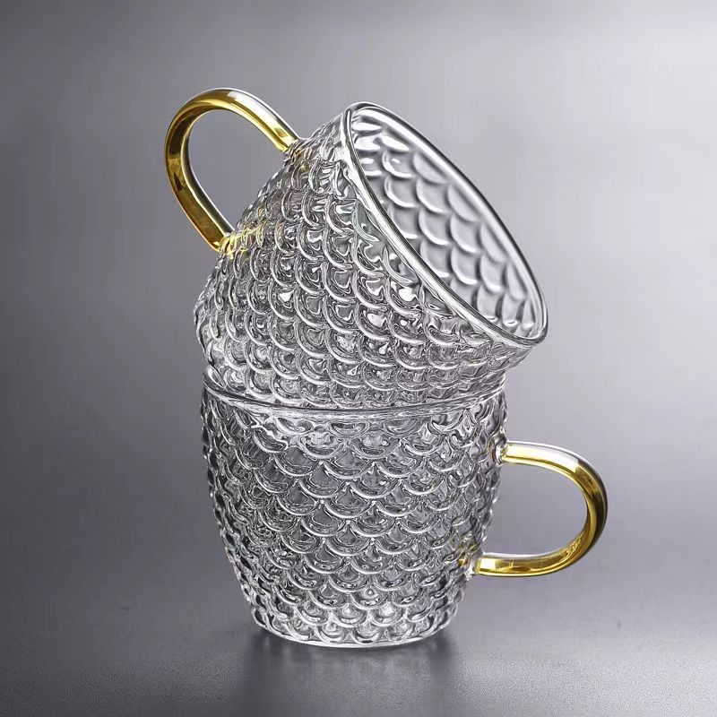 Glass Tea Cups small Cups Home - Coffee Tea And Sugar Set ulasan dan harga