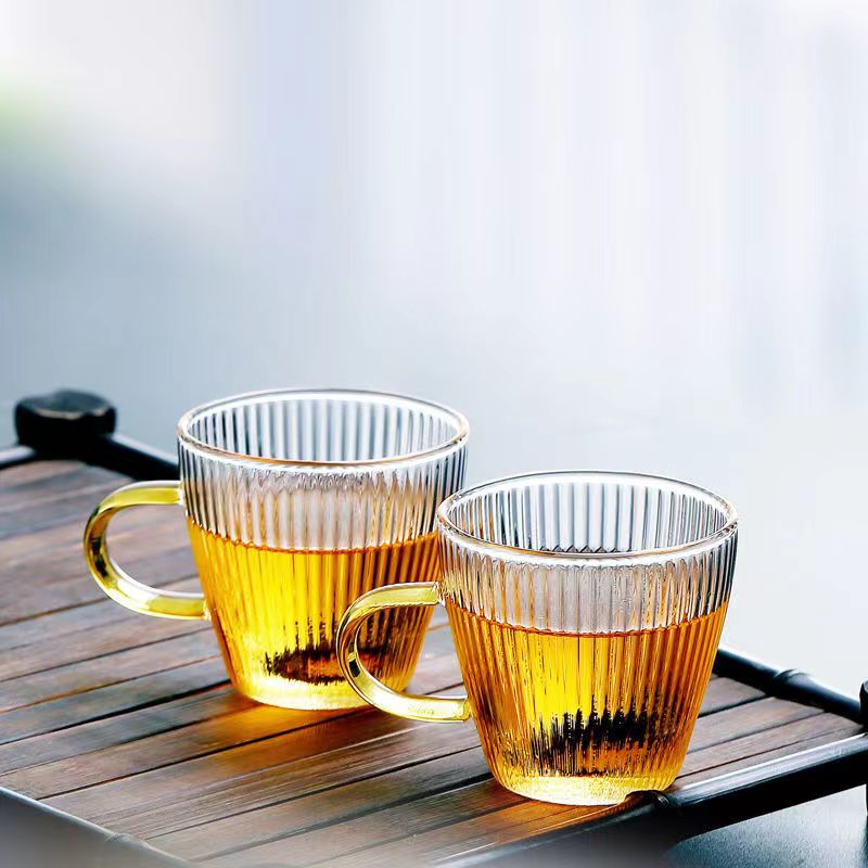 Glass Tea Cups small Cups Home - Coffee Tea And Sugar Set ulasan dan harga