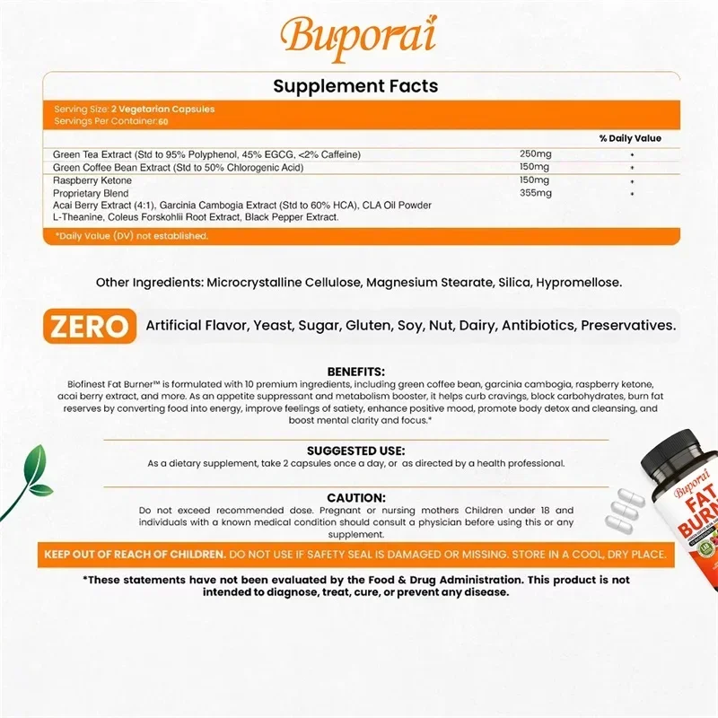 Fat Burner Capsules - Healthy  - Coffee Tea Mix ulasan dan harga