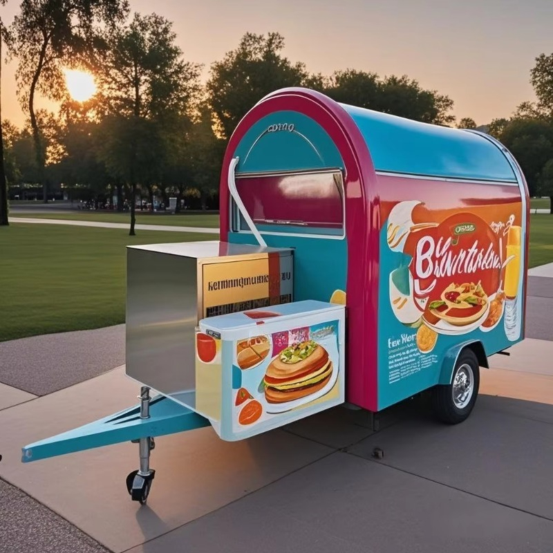 Equipped Truck Street Kiosk Eu - Coffee Tea Kiosk ulasan dan harga