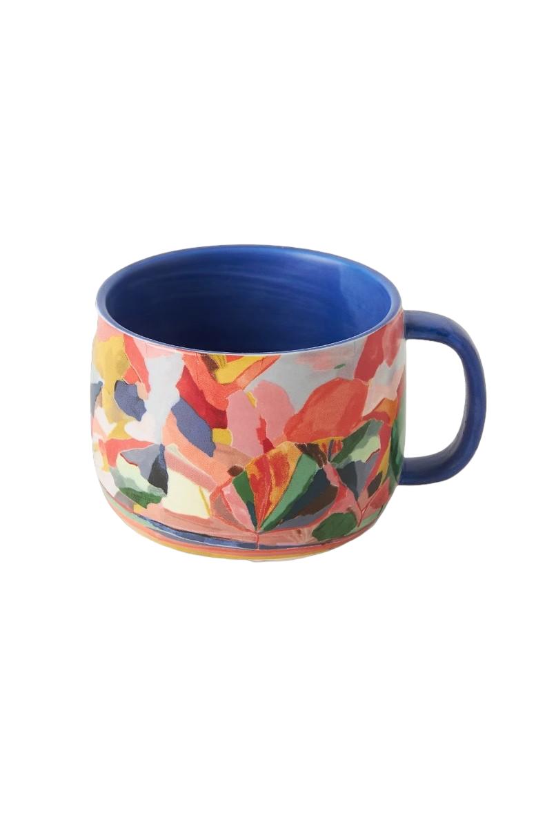 Oil Painting Ceramics Mugs cof - Best Tea Coffee ulasan dan harga