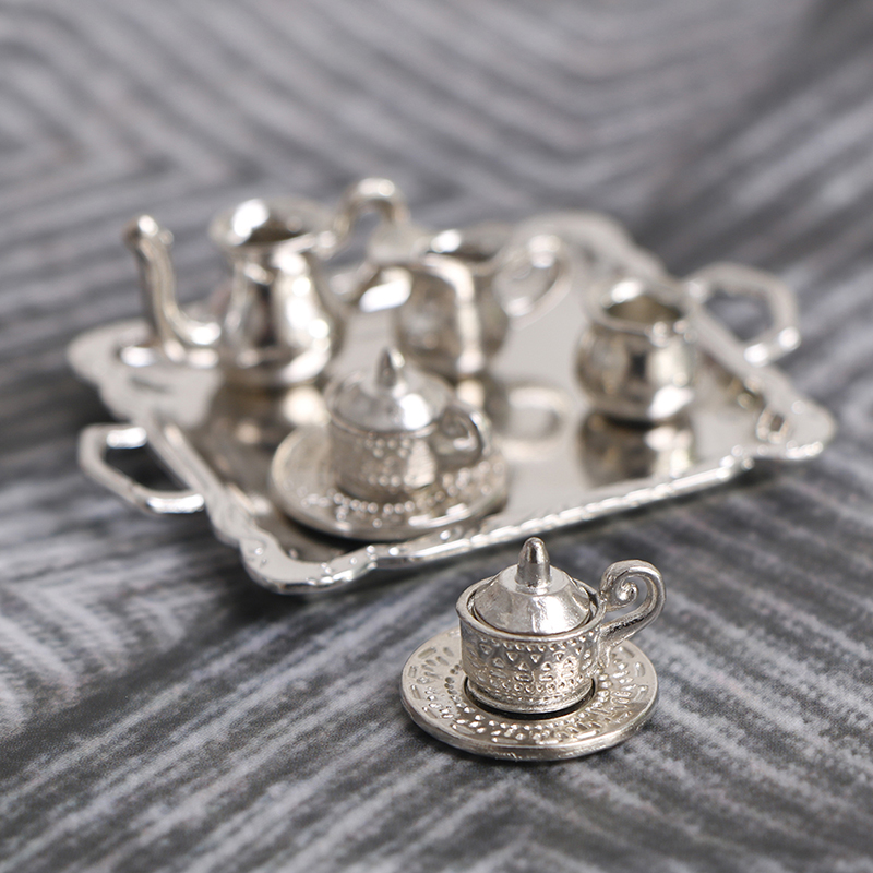 10pcs/Set 1/12 Dollhouse Minia - Coffee Tea Gift Set ulasan dan harga