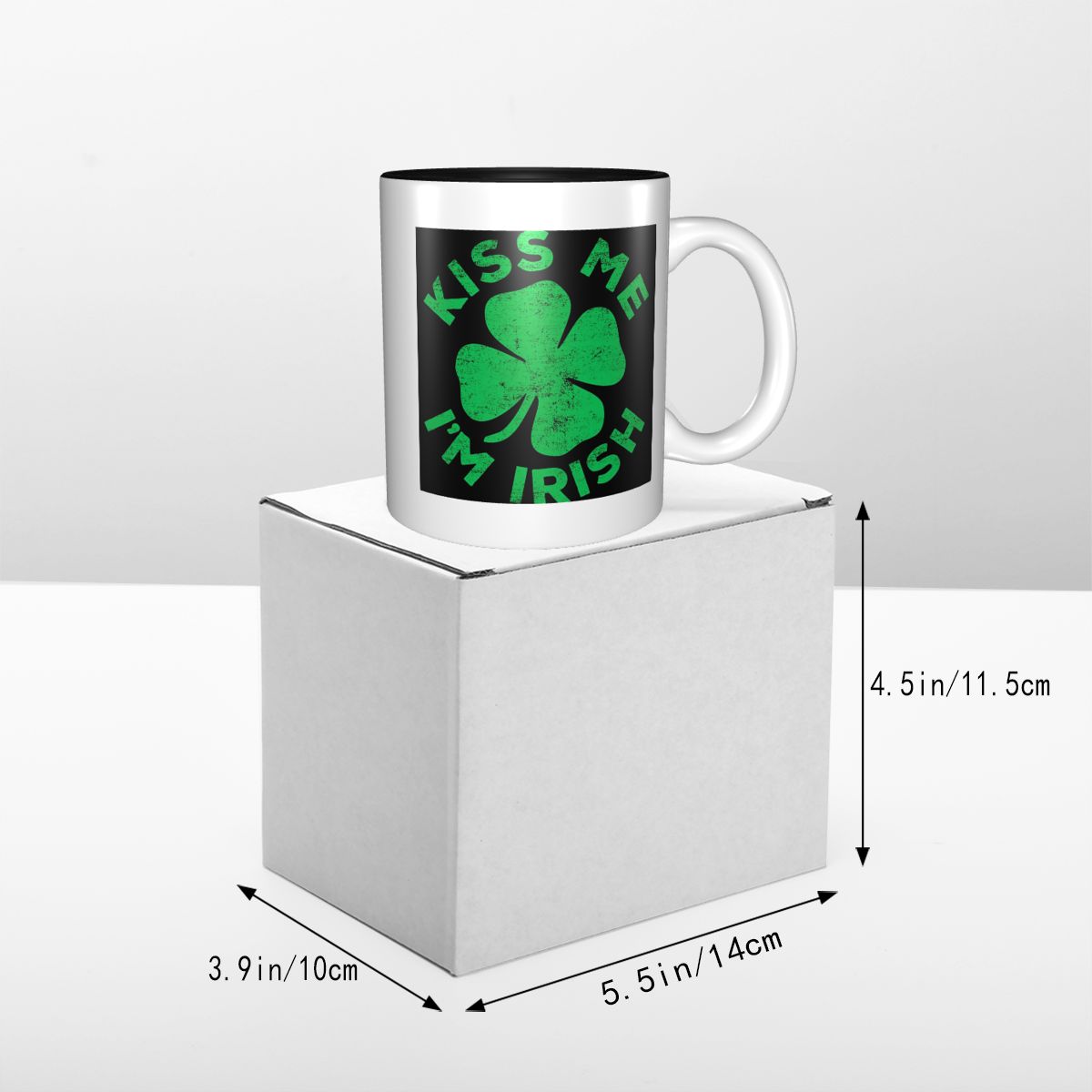 Kiss Me I'm Irish Mug Funny Ce - Coffee Tea With Me ulasan dan harga