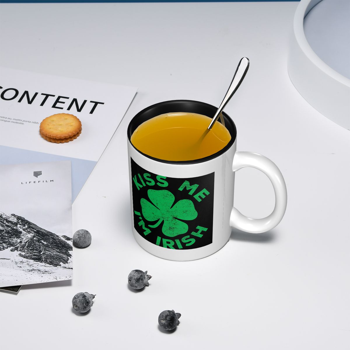 Kiss Me I'm Irish Mug Funny Ce - Coffee Tea With Me ulasan dan harga