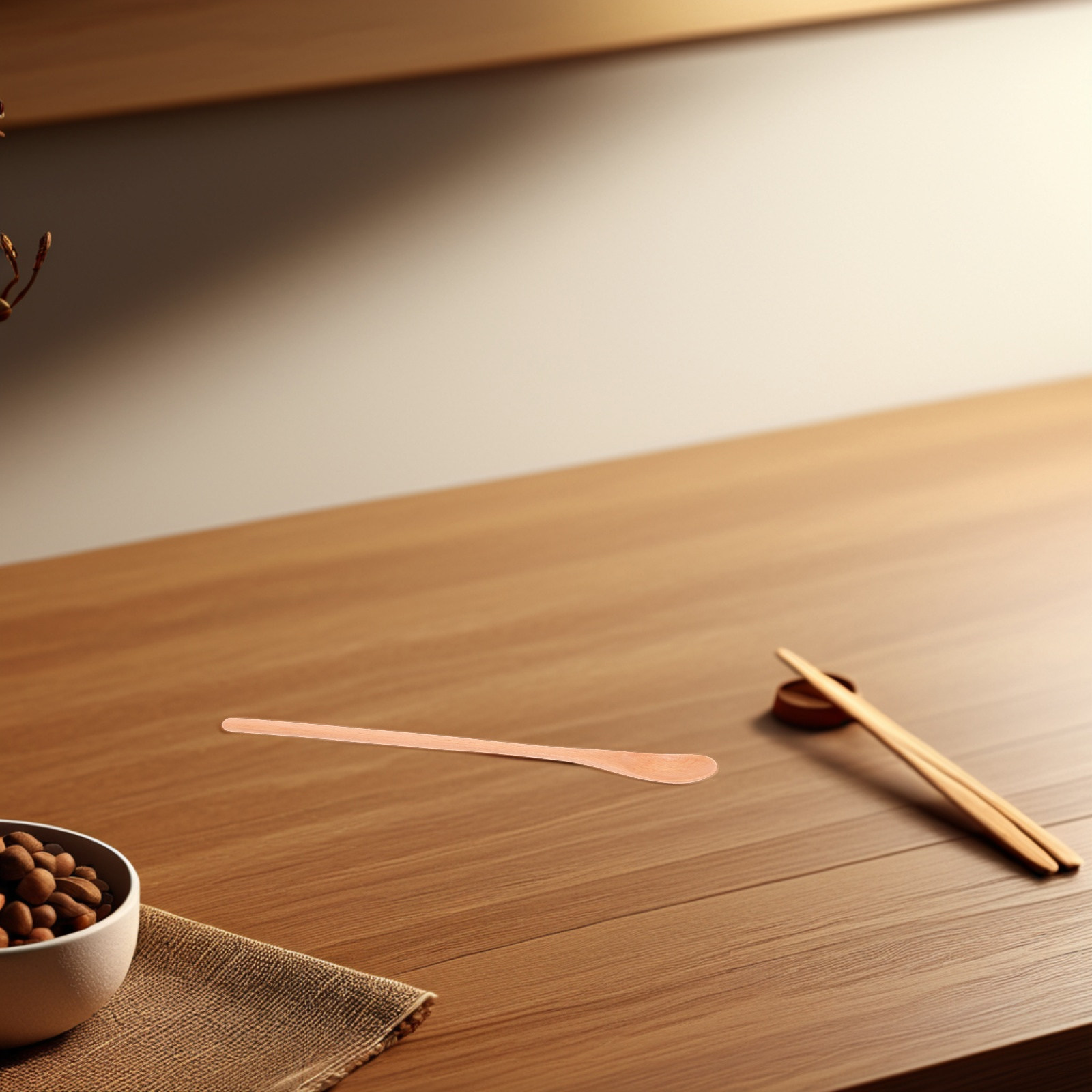 2Pcs Long Handle Wooden Honey  - Tea Coffee Utensils ulasan dan harga