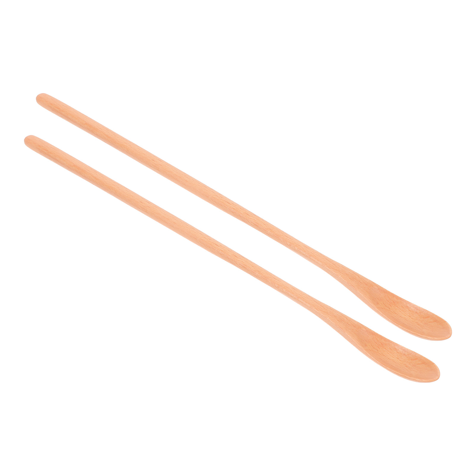 2Pcs Long Handle Wooden Honey  - Tea Coffee Utensils ulasan dan harga