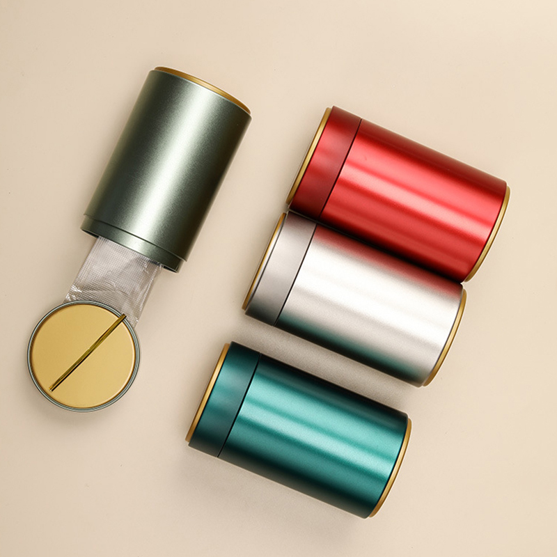 Portable Tea Box Solid Color T - Coffee Tea And Sugar Canisters ulasan dan harga