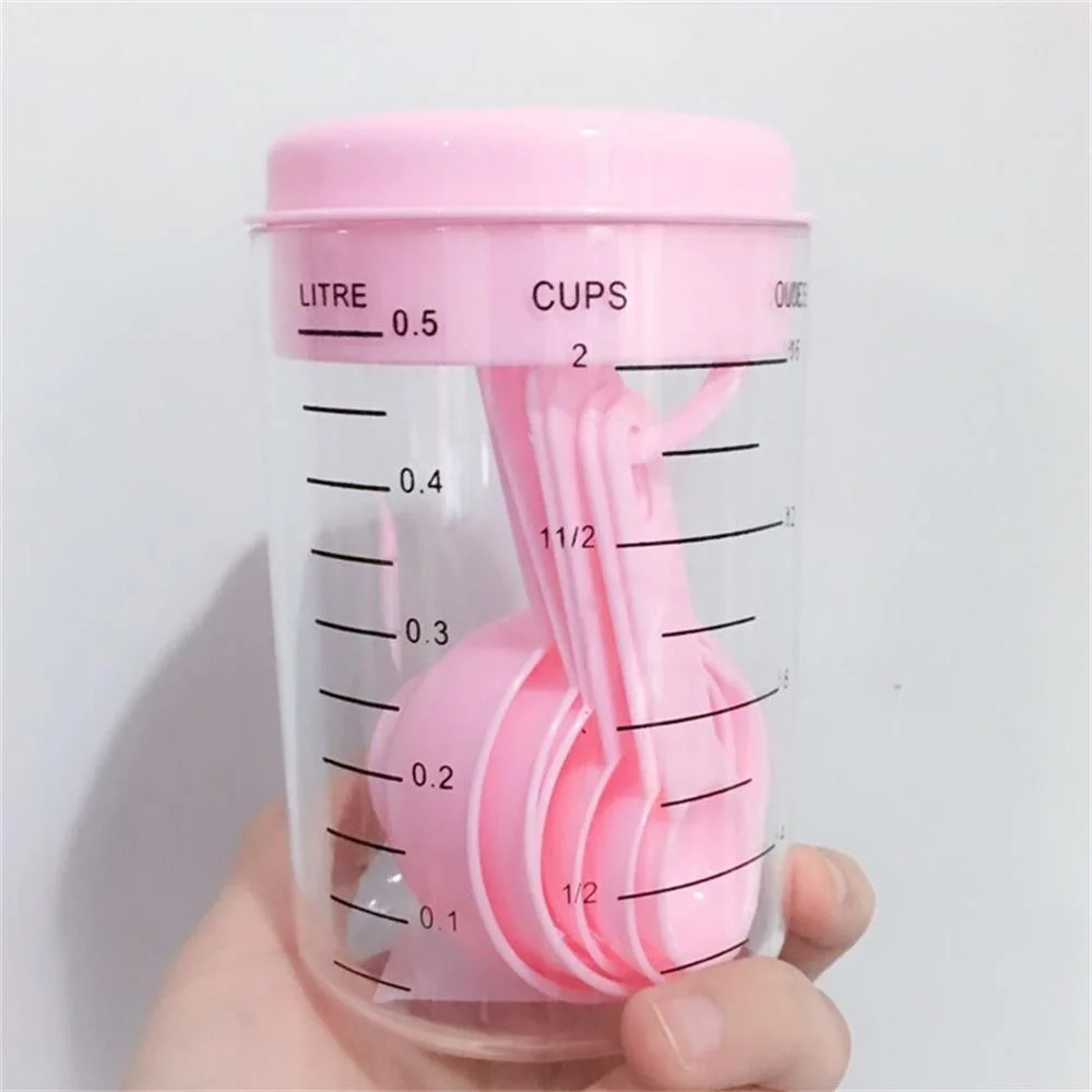 7 Pieces / Set Plastic Measuri - Tea Coffee Utensils ulasan dan harga