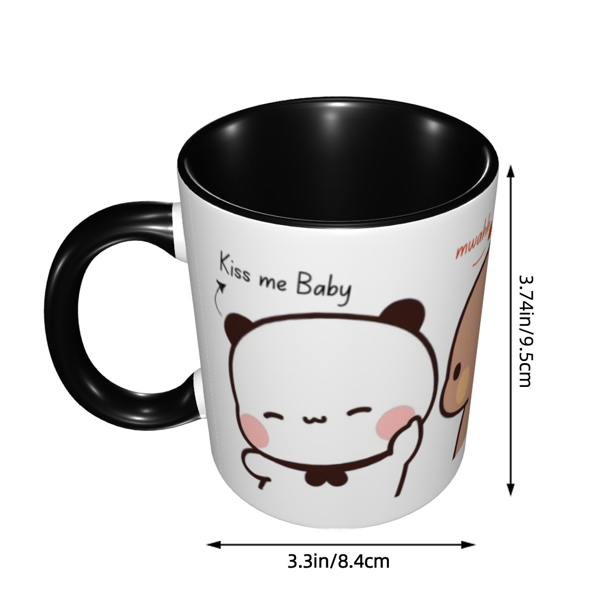 Personalized Kiss Me Baby Mwah - Coffee Tea With Me ulasan dan harga