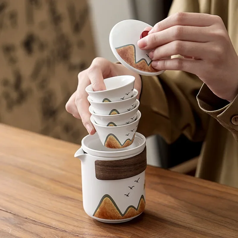 Gift Box,Chinese Style Ceramic - Coffee Tea Gift Set ulasan dan harga