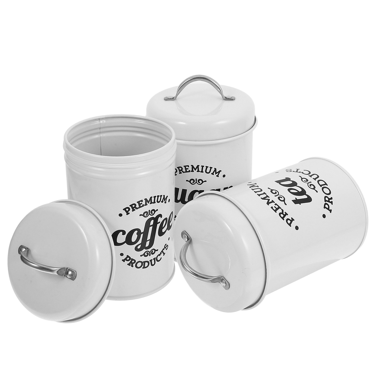 Airtight Metal Canister Set fo - Coffee Tea And Sugar Canisters ulasan dan harga