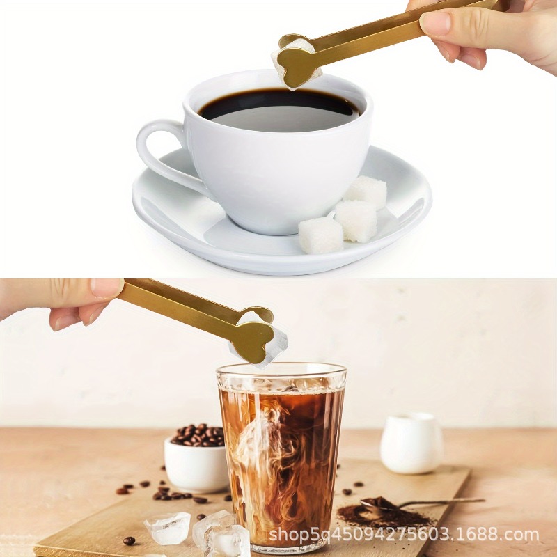 4/6PCS Stainless Steel Heart-S - Coffee Tea And Sugar Set ulasan dan harga