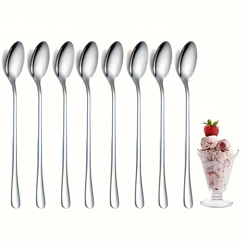 Stainless Steel 1/10pcs Long H - Tea Coffee Utensils ulasan dan harga