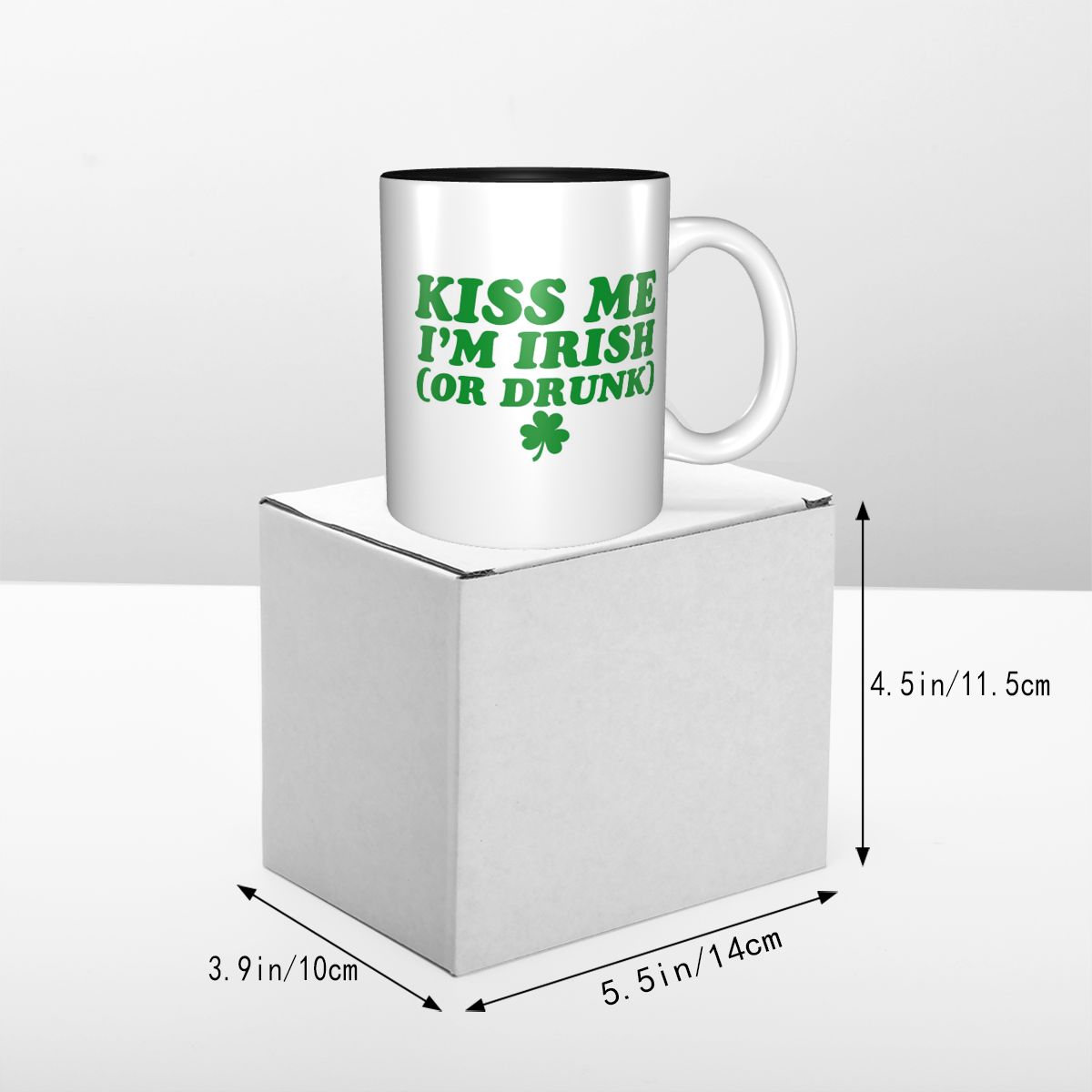 Kiss Me I'm Irish Mug Funny Ce - Coffee Tea With Me ulasan dan harga