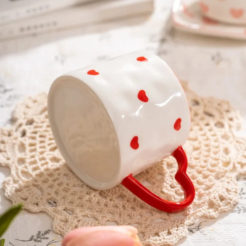 Ceramic Mug Creative Cute Hand - Coffee Tea Love ulasan dan harga