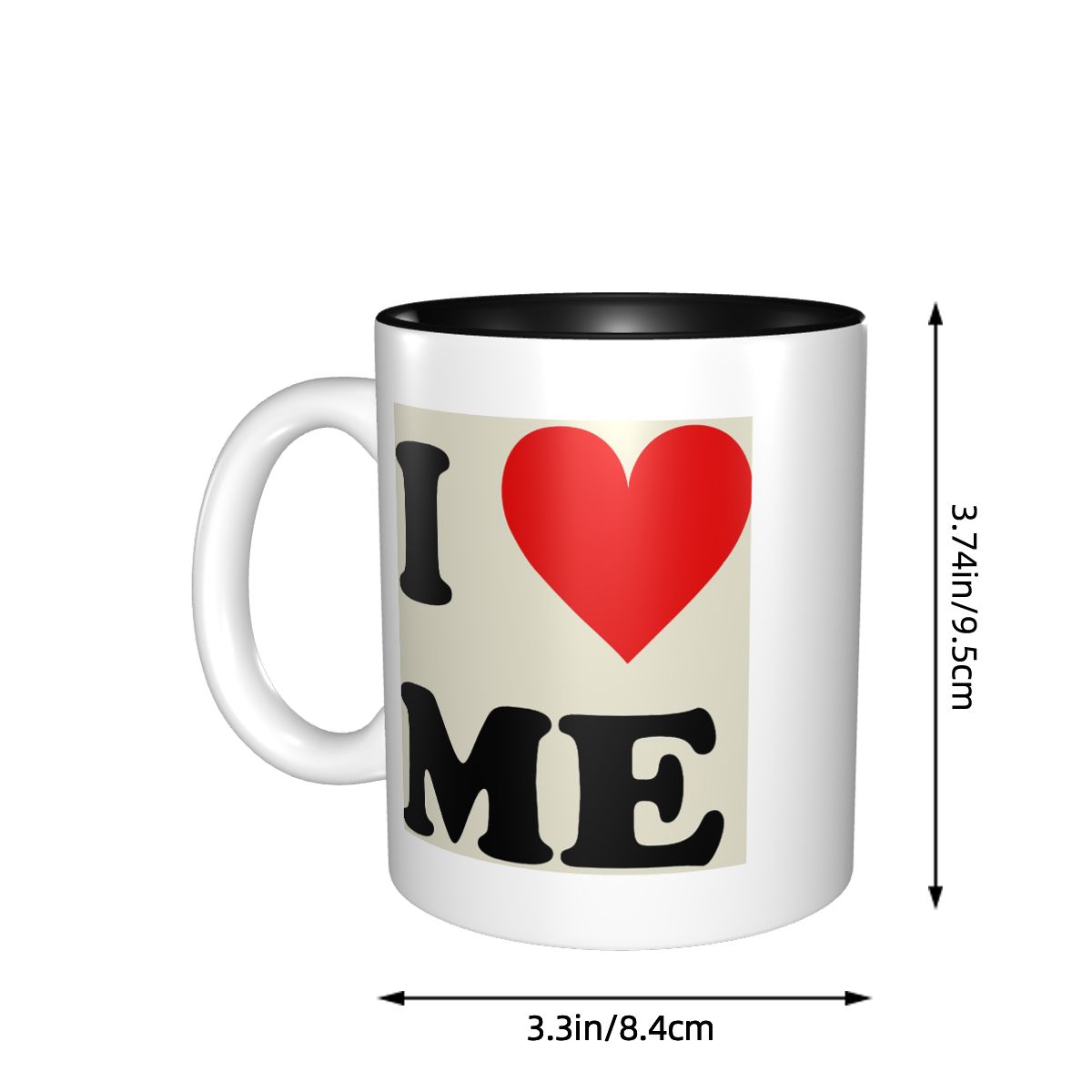 I Love Me Heart Mug Funny Cera - Coffee Tea With Me ulasan dan harga