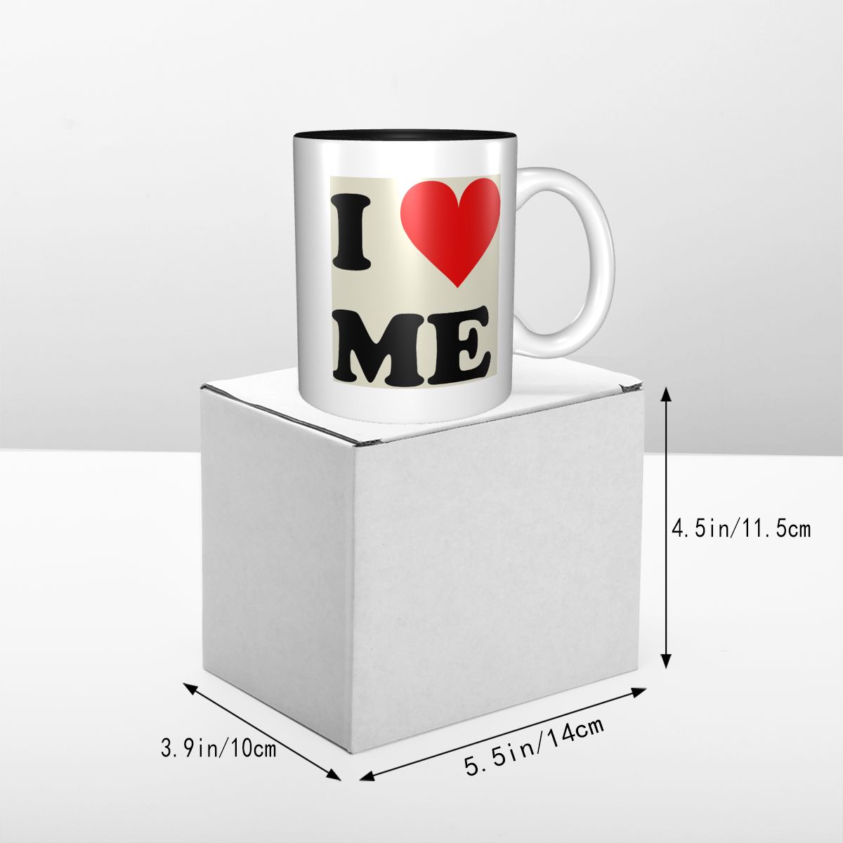 I Love Me Heart Mug Funny Cera - Coffee Tea With Me ulasan dan harga