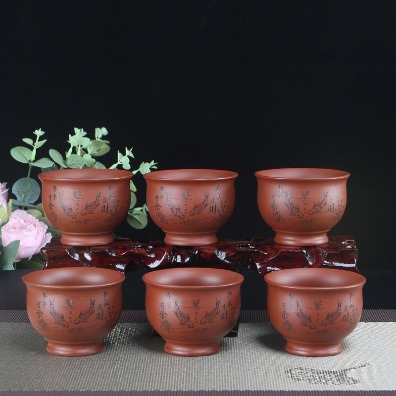 Chinese Yixing Purple Clay Tea - Coffee Tea And Sugar Set ulasan dan harga