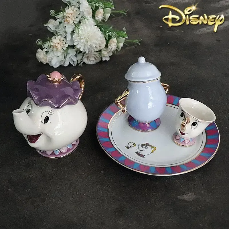 Hot Teapot Cartoon Beauty And  - Coffee Tea Gift Set ulasan dan harga