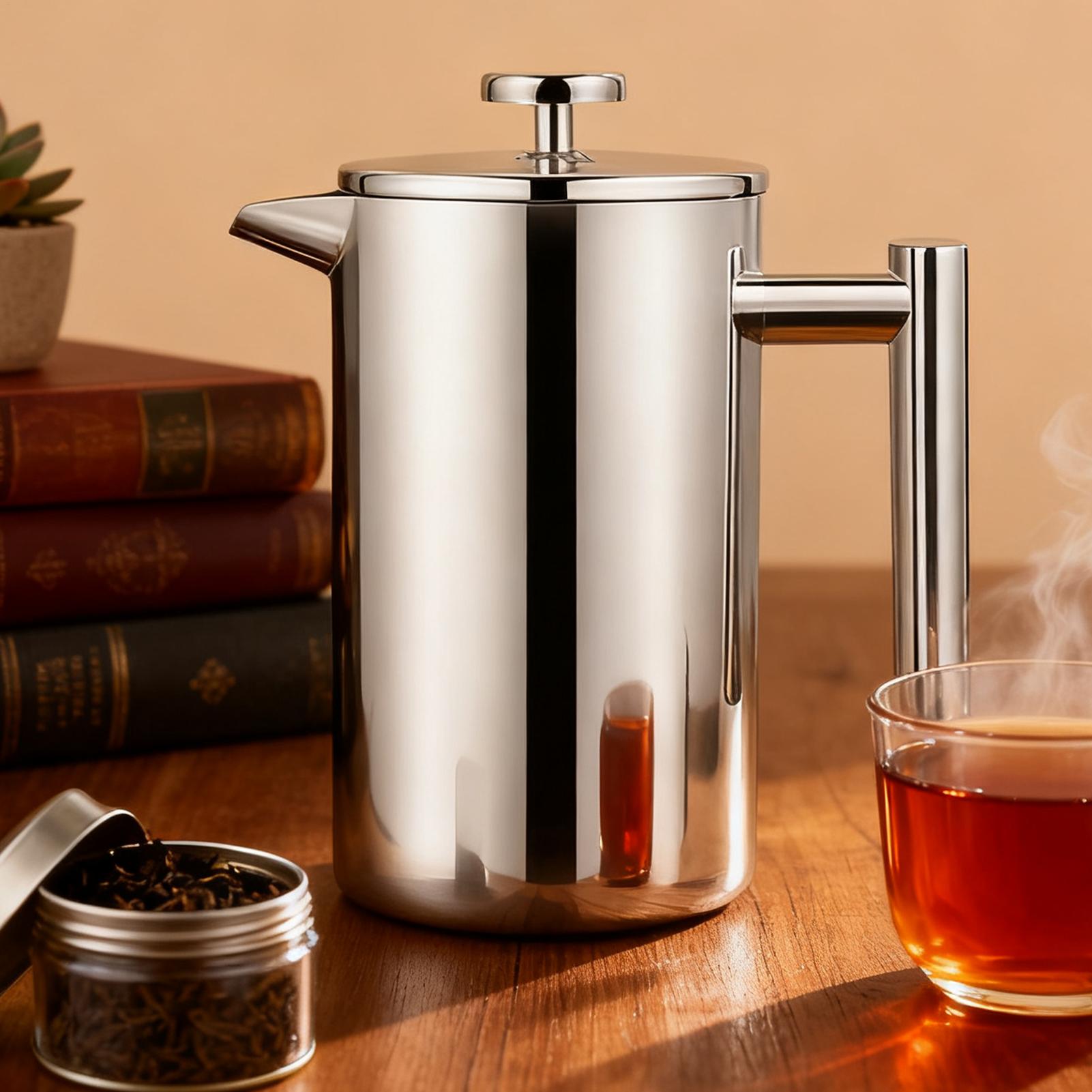 Coffee Press Pot Filter System - Coffee Tea Brew ulasan dan harga