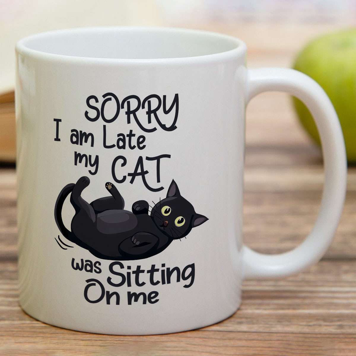 1 Funny Cat Shaped Ceramic Mug - Coffee Tea With Me ulasan dan harga