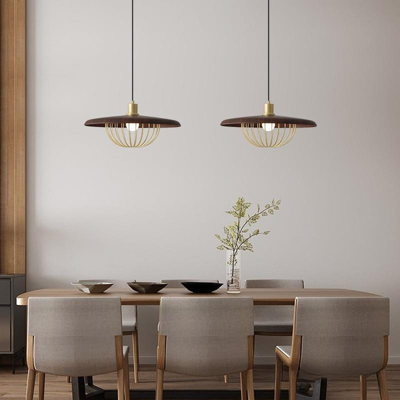 Imitation Wooden Round Pendant - Switching Coffee To Tea ulasan dan harga