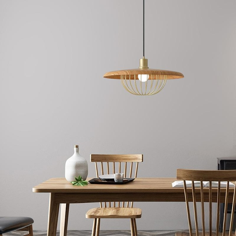 Imitation Wooden Round Pendant - Switching Coffee To Tea ulasan dan harga