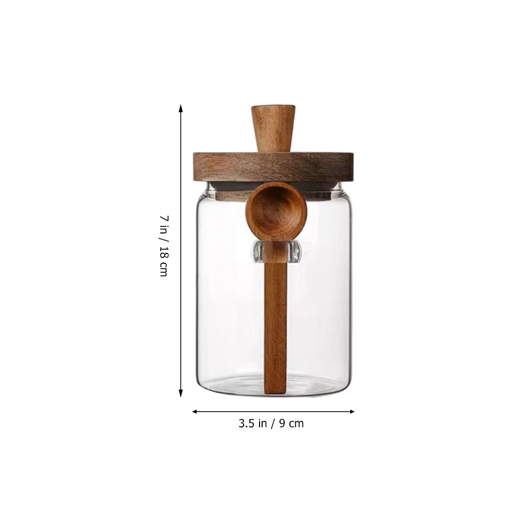 Glass Coffee Bean Storage Jar  - Coffee Tea And Sugar Canisters ulasan dan harga