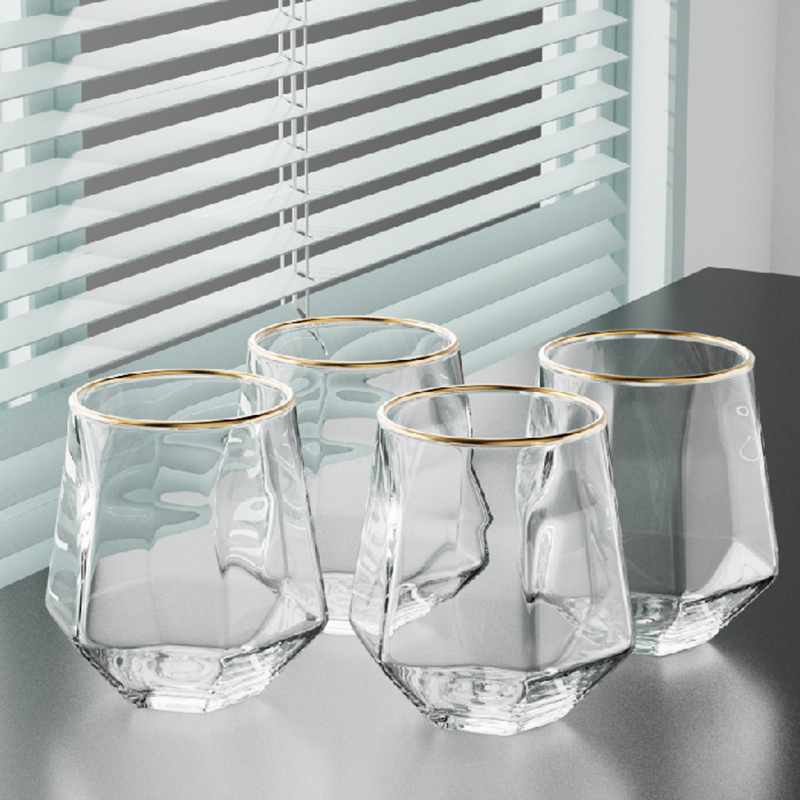 320ml 4pcs Set Hexagonal Cup W - Tea Coffee Utensils ulasan dan harga
