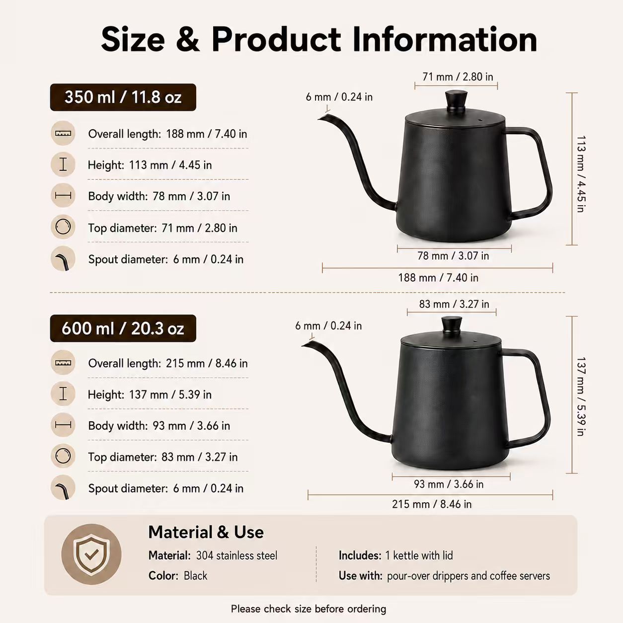 304 Stainless Steel Coffee Pot - Coffee Tea And Sugar Canisters ulasan dan harga