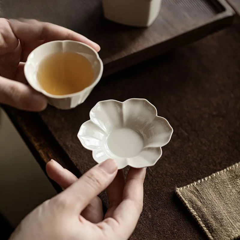 Plant Ash Sunflower Coasters L - Coffee Tea And Sugar Set ulasan dan harga