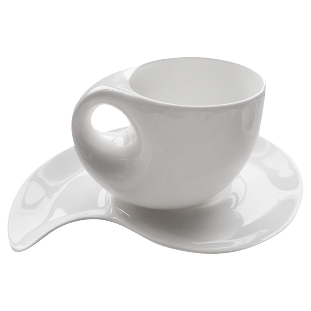 1Set Ceramic Coffee Cup Saucer - Coffee Tea Gift Set ulasan dan harga