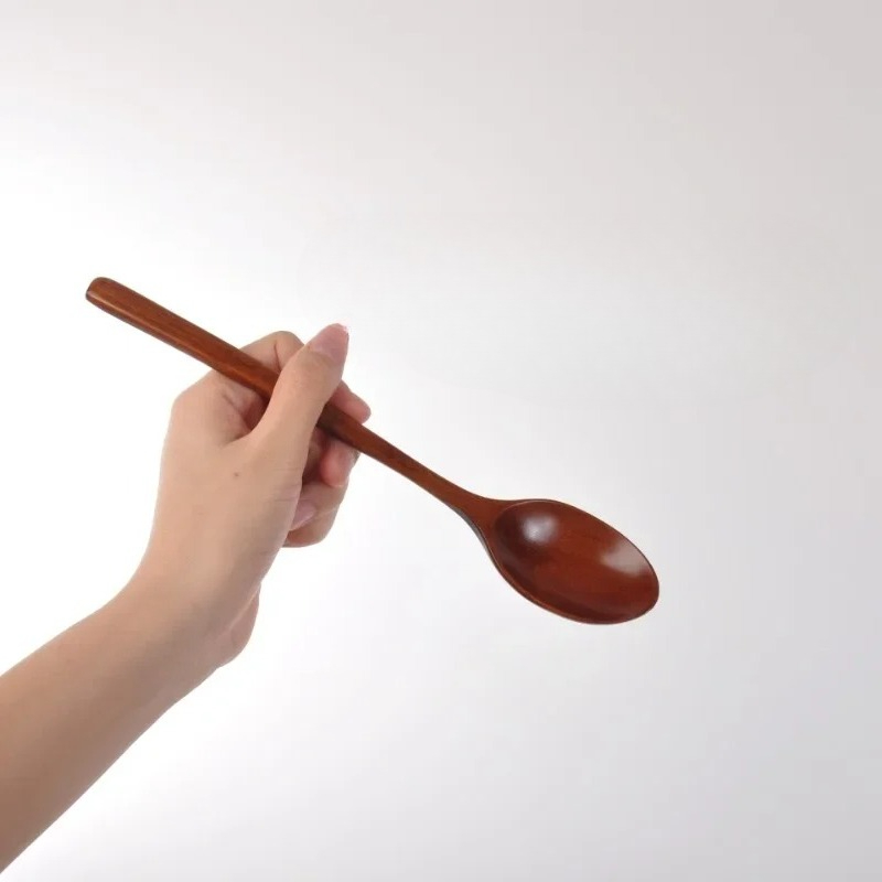 1/2Pc Wooden Spoon Tableware K - Tea Coffee Utensils ulasan dan harga