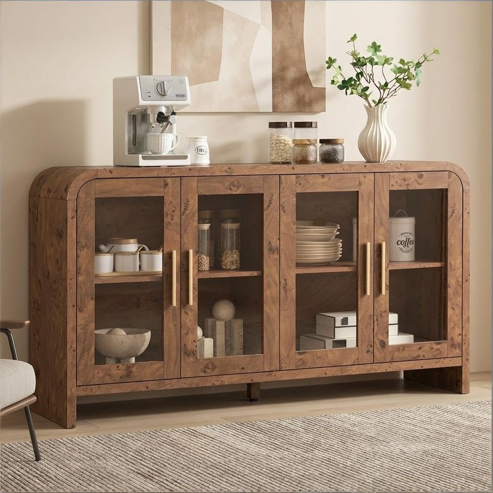 Sideboard Buffet Cabinet with  - Coffee & Tea Ken'S House ulasan dan harga