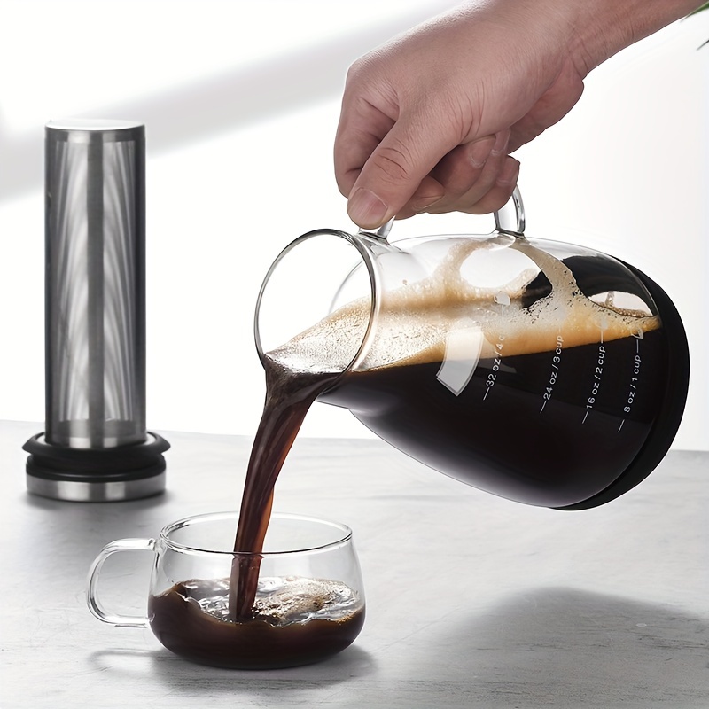 24oz Classic Glass Cold Brew C - Coffee Tea Brew ulasan dan harga