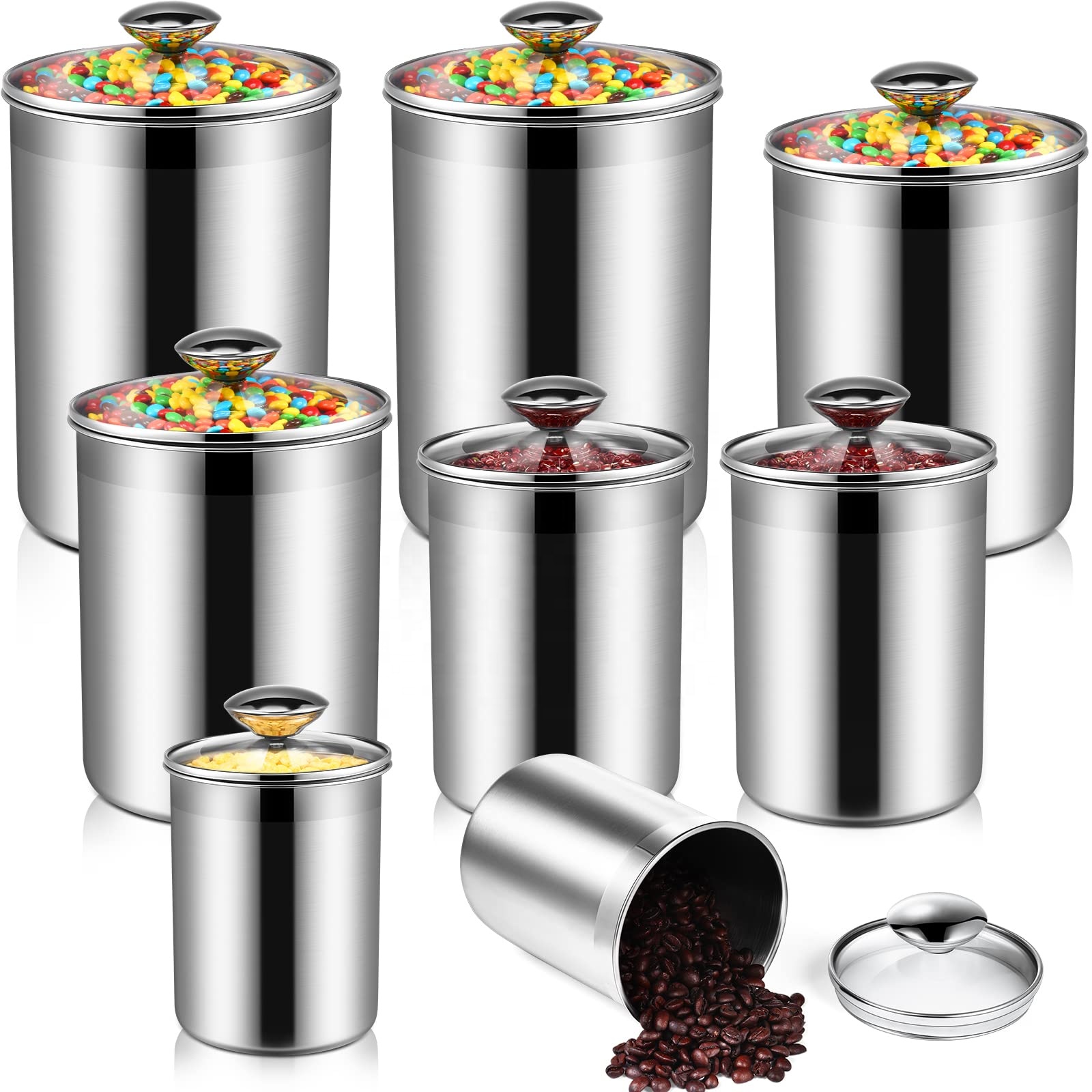 Food Storage Containers Tea Co - Coffee Tea And Sugar Canisters ulasan dan harga