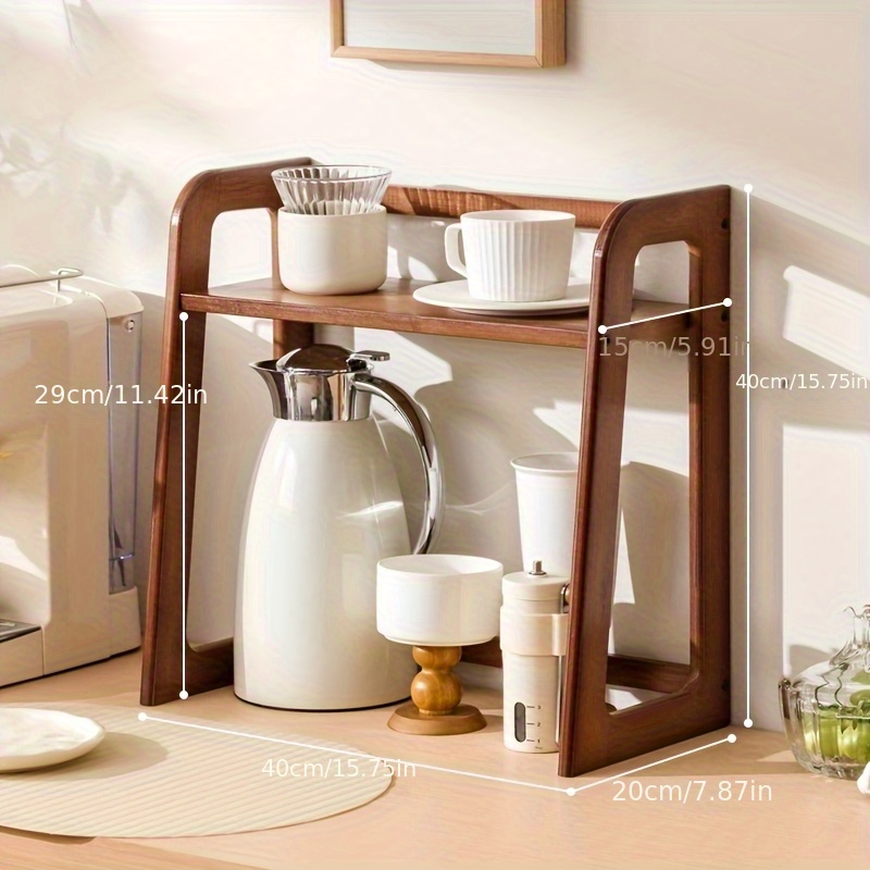 Cup Holder Storage Rack Deskto - Tea Coffee Utensils ulasan dan harga