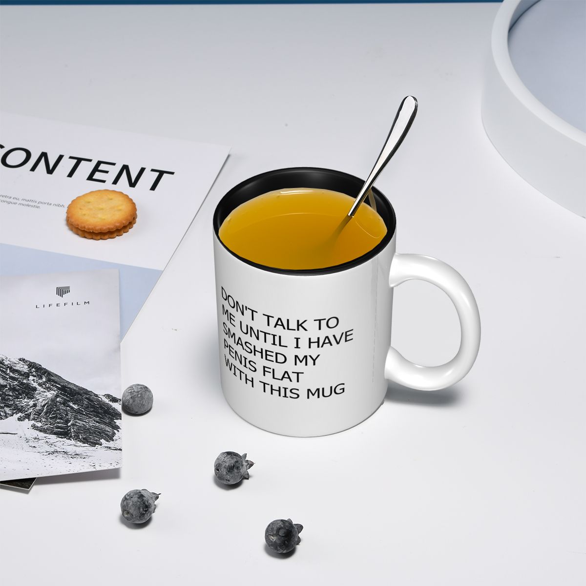 Don't Talk To Me Until Mug Mug - Coffee Tea With Me ulasan dan harga