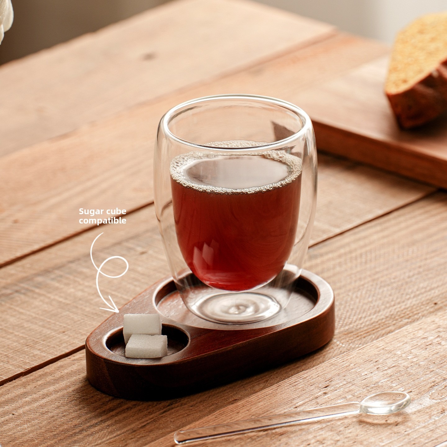American Double Wall Glass Cof - Coffee Tea Gift Set ulasan dan harga