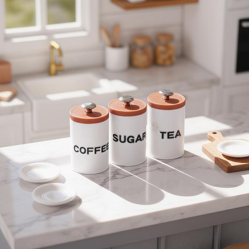 3Pcs 1/12 Dollhouse Tea Coffee - Tea Coffee Utensils ulasan dan harga