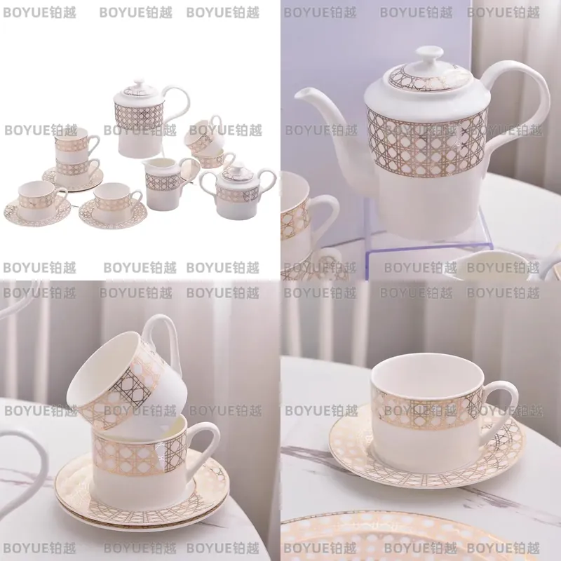 Luxury Bone China Coffee Cup S - Coffee Tea Gift Set ulasan dan harga