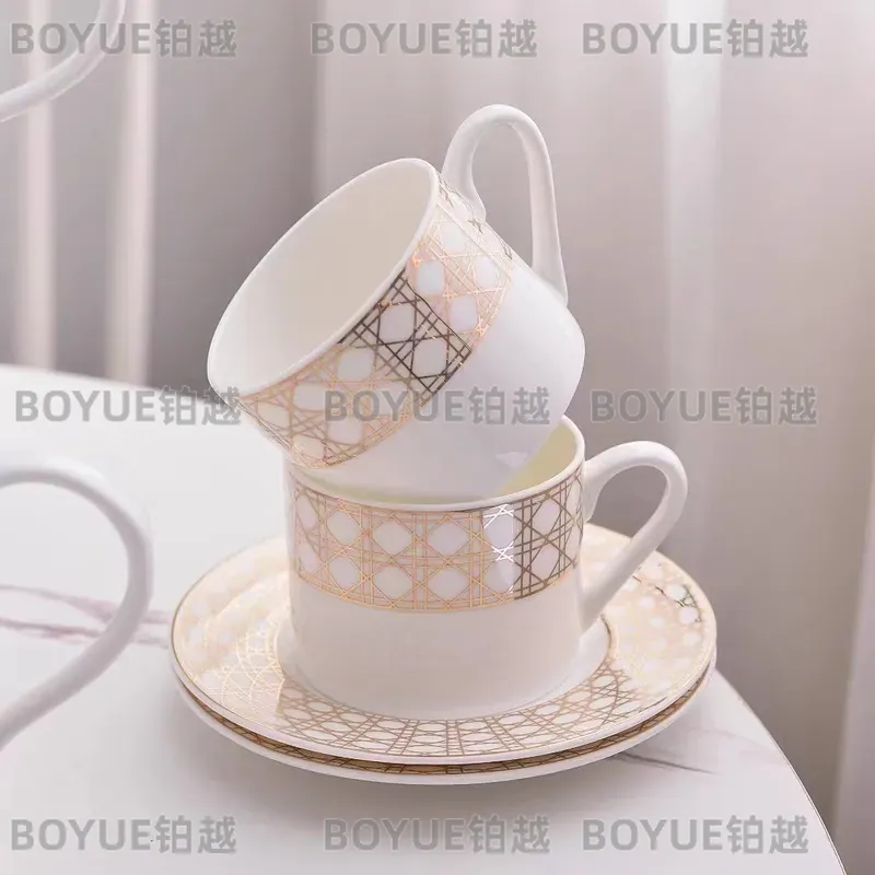 Luxury Bone China Coffee Cup S - Coffee Tea Gift Set ulasan dan harga